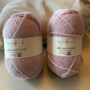 Rowan Pure Wool Worsted Yarn in Pink